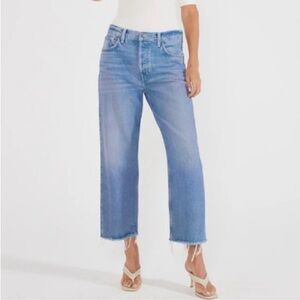 Etica- Alton loose fit crop jeans- sunset cliff